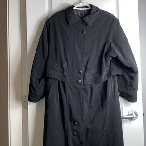 Cleo Petites Vintage Winter Trench Coat